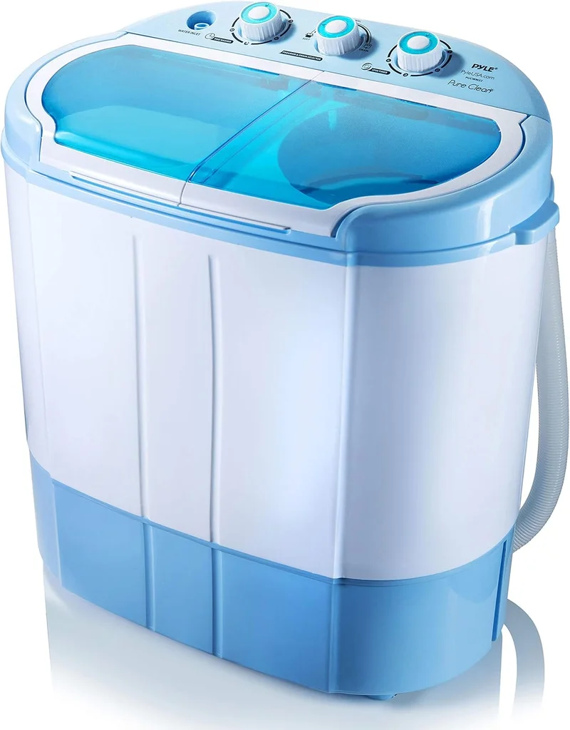 Pyle Portable 2-in-1 Washing Machine and Spin Dryer - Rank 10 in Best Portable Washer of 2025