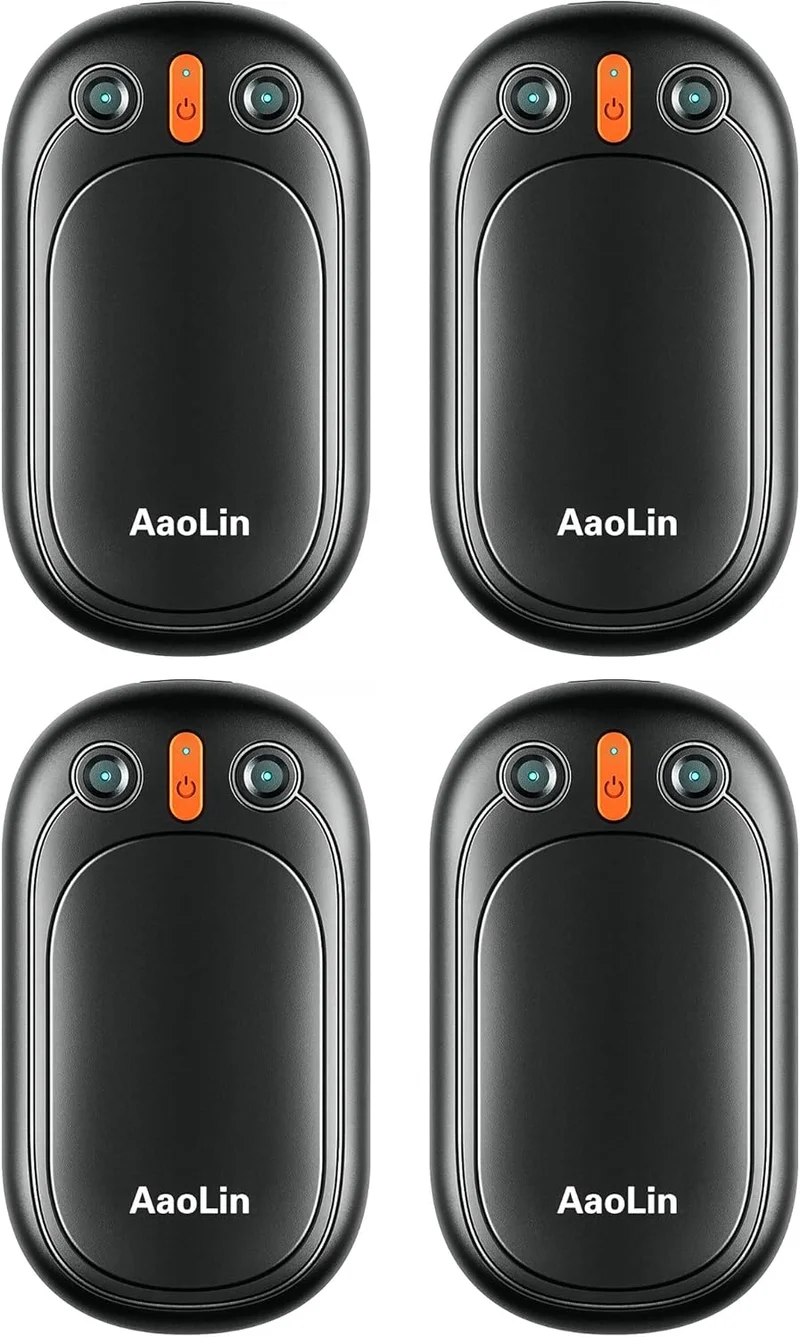 AaoLin Rechargeable Hand Warmers 4-Pack - Rank 10 in Best Rechargeable Pocket Warmers of 2025