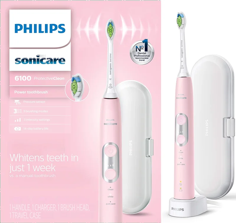 Philips Sonicare ProtectiveClean 6100 Electric Toothbrush - Rank 9 in Best Electric Toothbrushes of 2025