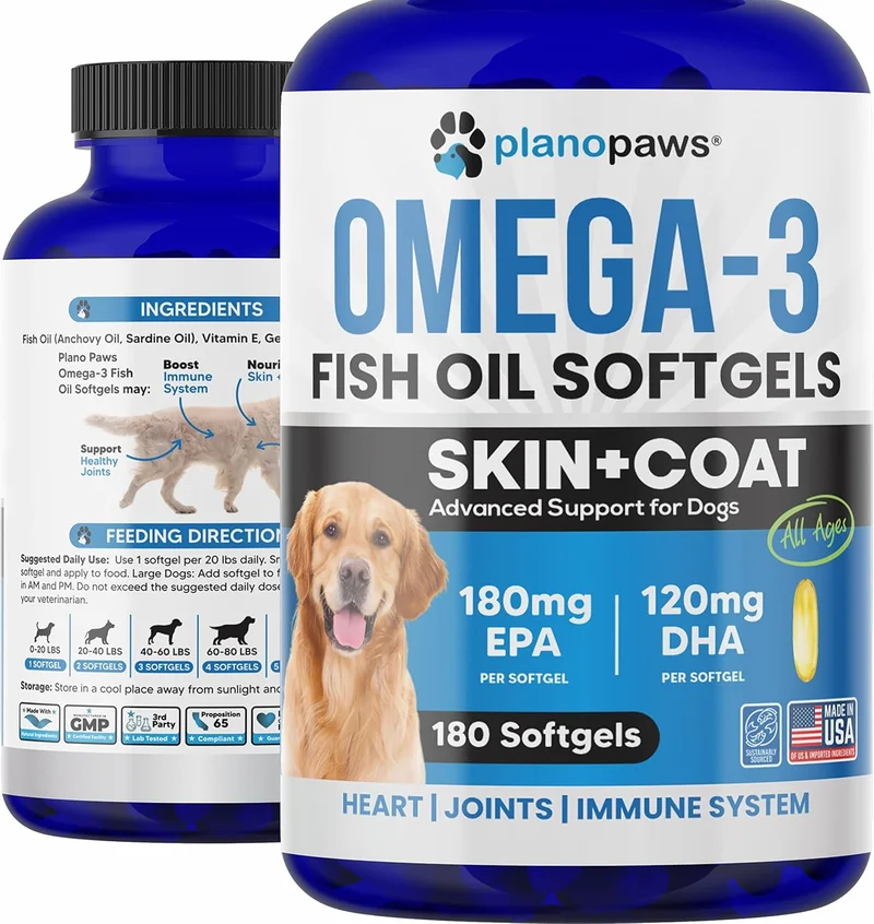 Best Omega 3 For Dogs of 2025 - Top rated Pets products