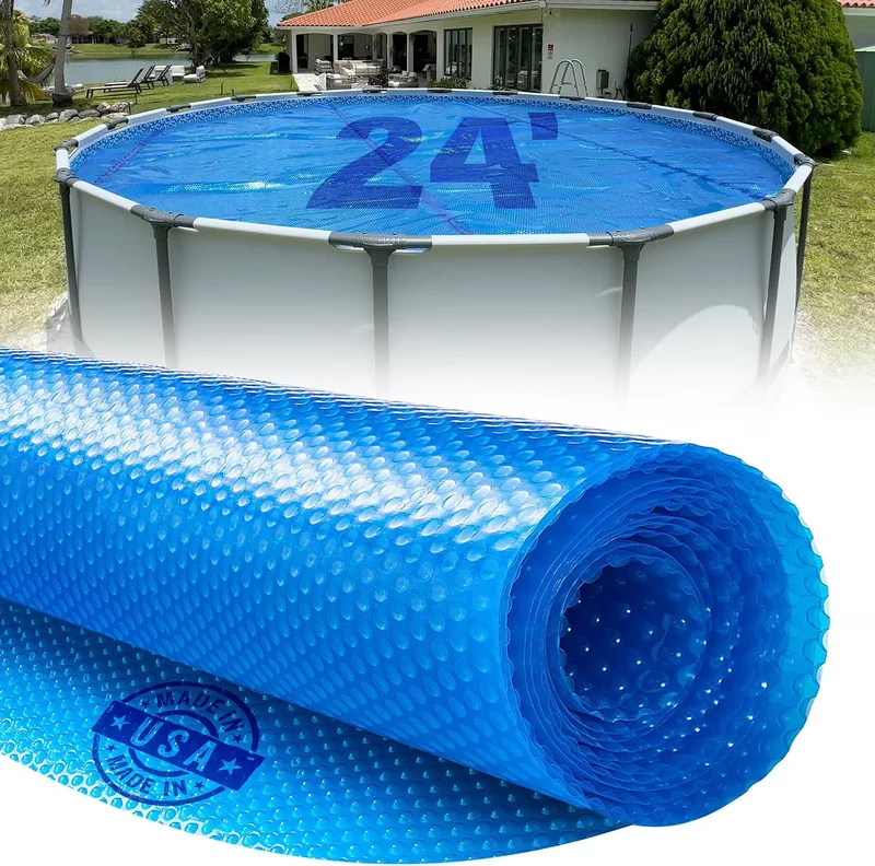 24 Foot Round Solar Pool Cover - Rank 10 in Best Solar Cover For Above Ground Pool of 2025
