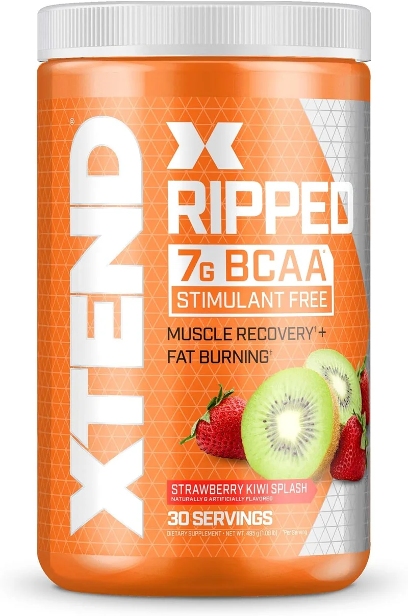 XTEND Ripped BCAA Powder Strawberry Kiwi - Rank 6 in Best Bcaa Powder of 2025