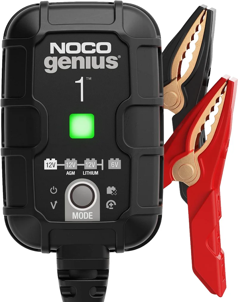 NOCO GENIUS1 Smart Battery Charger - Rank 6 in Everything You Didn’t Know You Needed (Until Now)