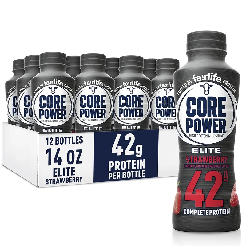 Core Power Elite Strawberry Protein Shake - Rank 3 in Best Protein Milk Shake of 2025