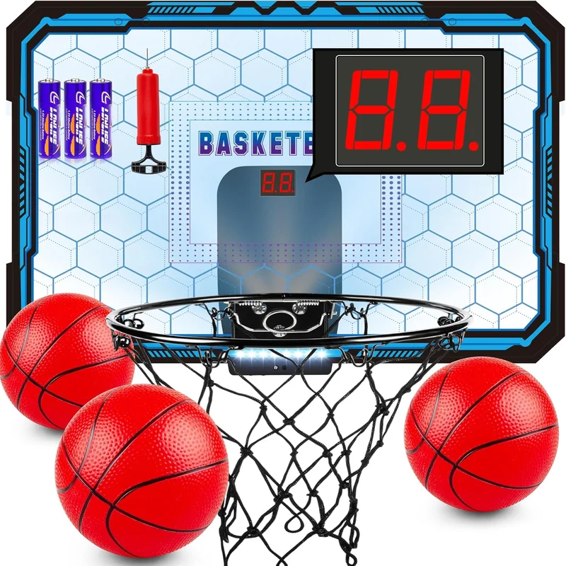 Treywell Indoor Basketball Hoop with LED Lights - Rank 2 in Best Indoor Basketball Hoop of 2025