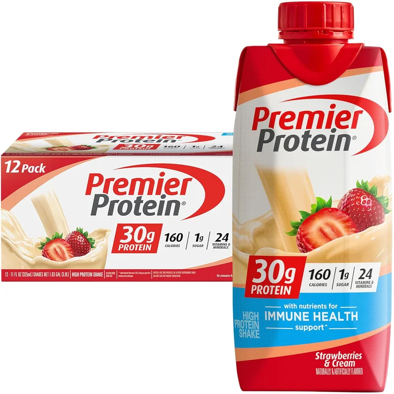 Premier Protein Strawberries & Cream Shake - Rank 5 in Best Protein Milk Shake of 2025
