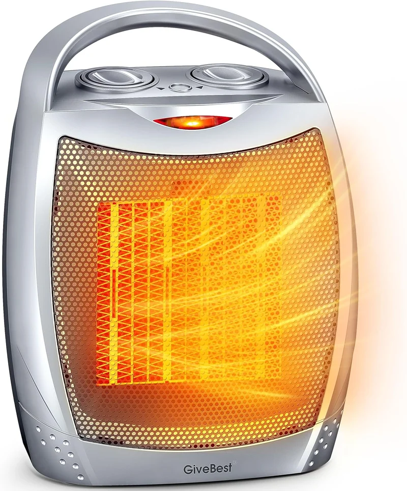GiveBest Portable Electric Space Heater - Rank 8 in Best Portable Heater of 2025