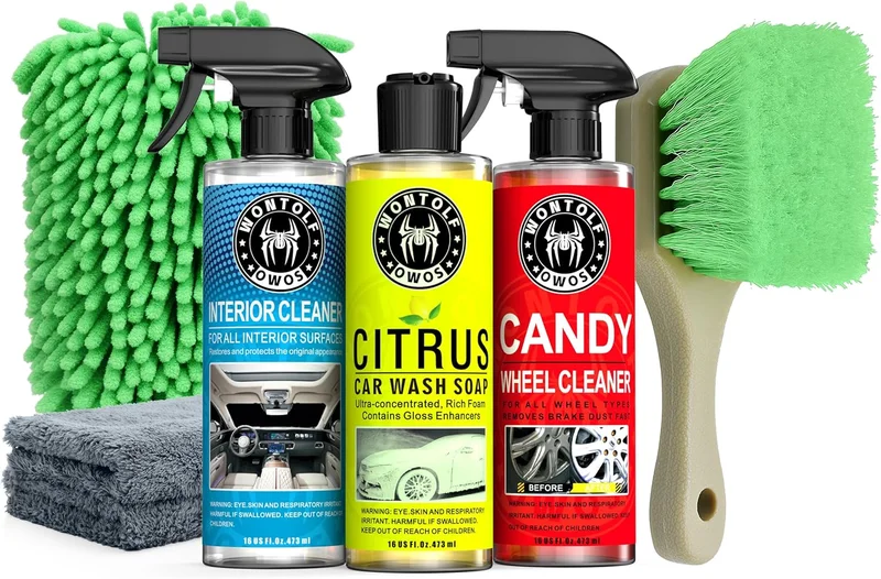 Wontolf Car Wash and Detailing Kit - Rank 9 in Best Car Shampoo Kit of 2025