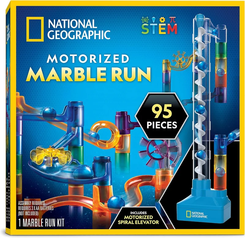 National Geographic Marble Run with Motorized Elevator - Rank 5 in Best Marble Runs of 2025