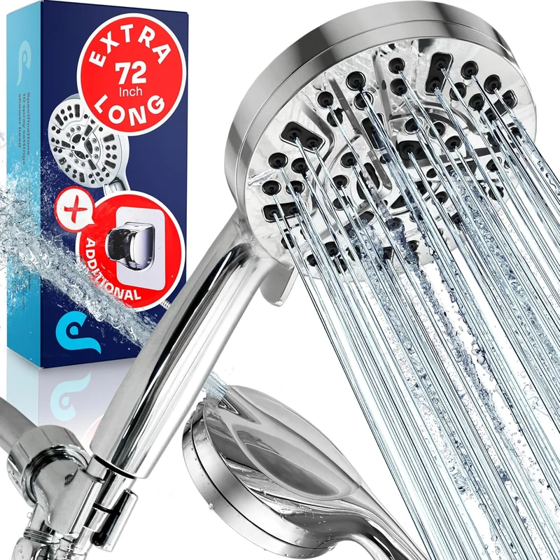 COLOMORE Handheld High Pressure Shower Head - Rank 6 in Best Shower Head of 2025