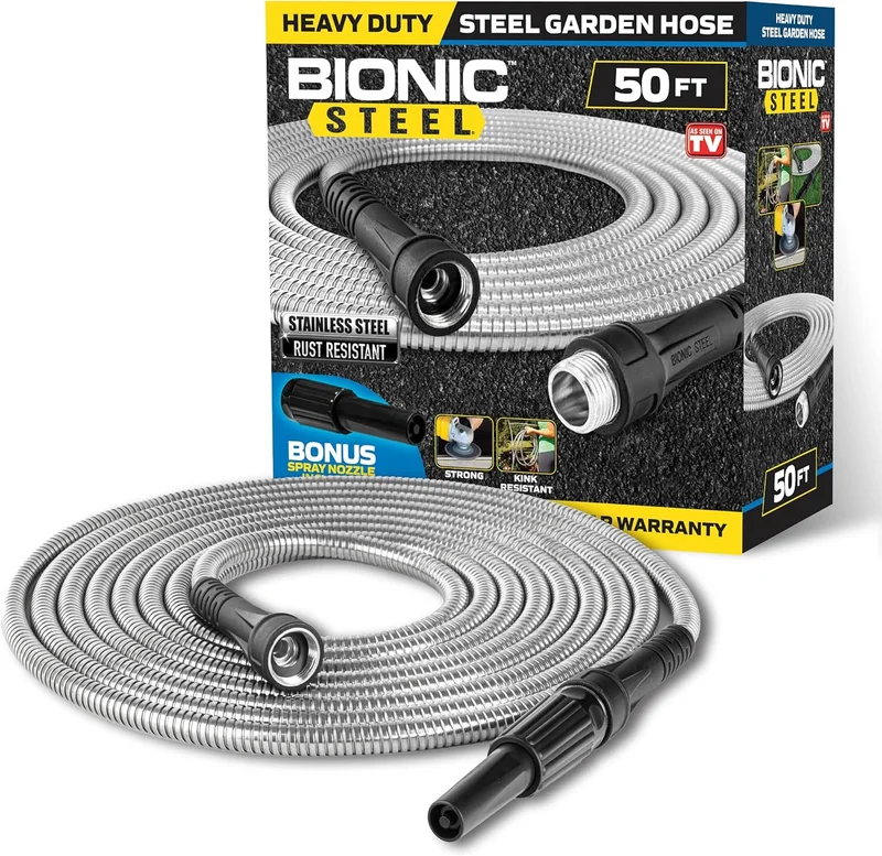 Bionic Steel 2024 Model Stainless Steel Garden Hose - Rank 5 in Best Garden Hose of 2025