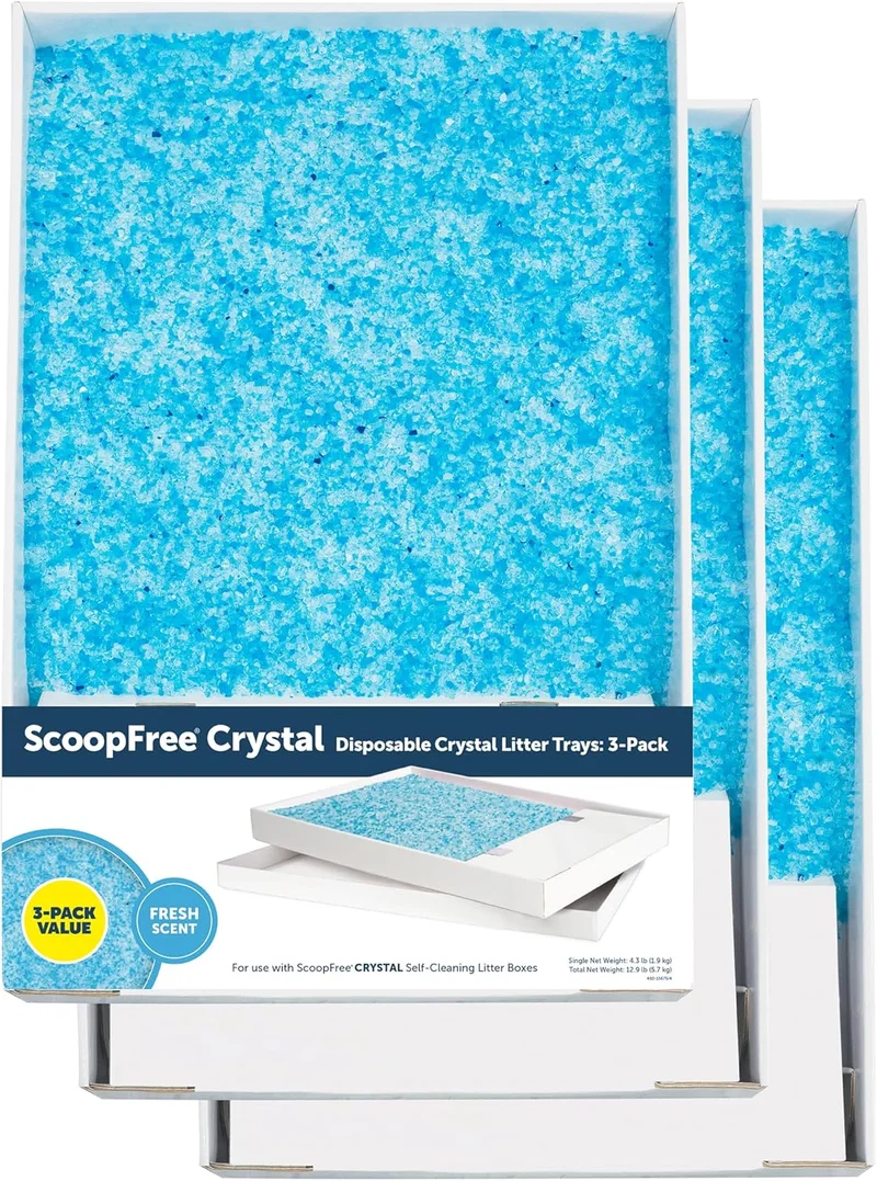 PetSafe ScoopFree Crystal Cat Litter Refill Trays - Rank 10 in Best Litter Box For Cats of 2025
