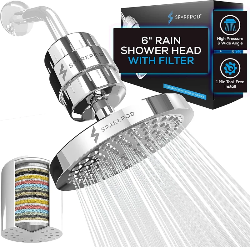 SparkPod Luxury 23 Stage Filtered Shower Head - Rank 3 in Best Shower Purifier of 2025