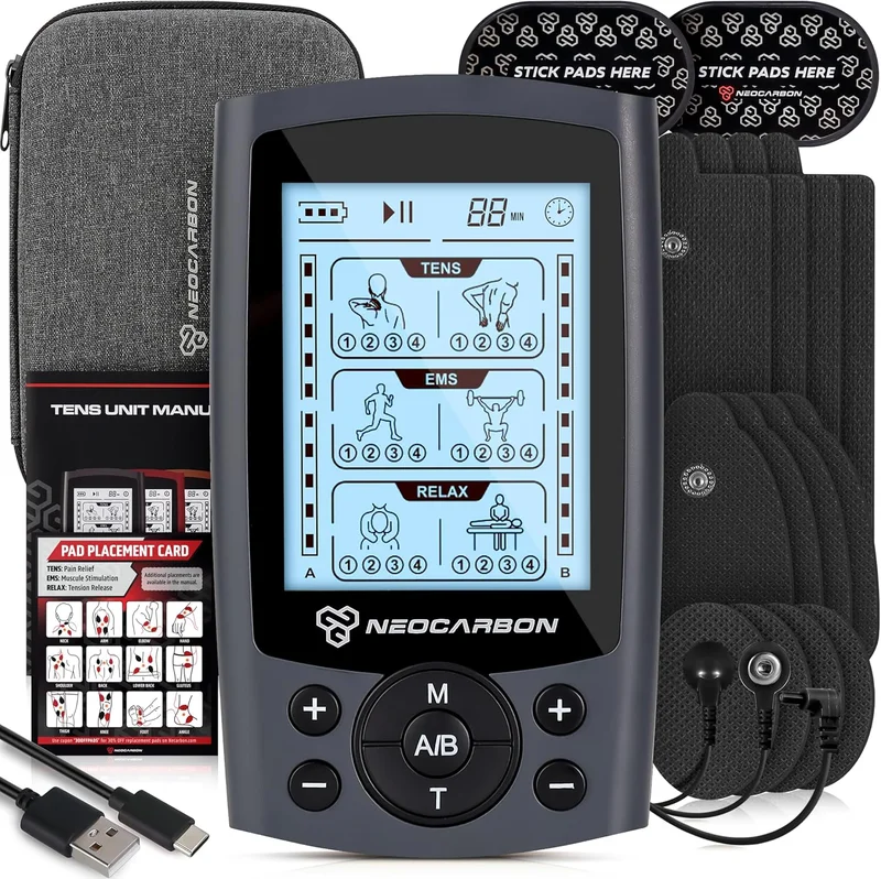 Neocarbon TENS Unit Pulse Massager - Rank 6 in Best Tens Unit For Back Pain of 2025
