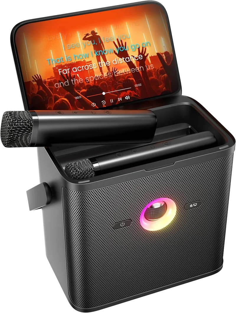 Ikarao Portable Karaoke Machine with Display - Rank 5 in Best Karaoke Machine With Lyrics Display of 2025