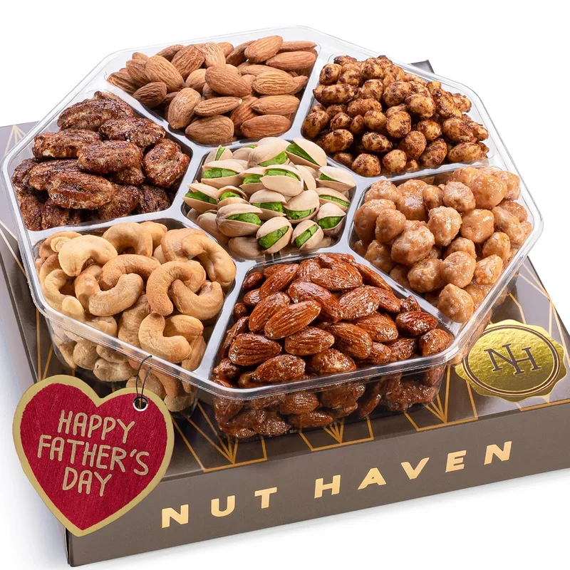 Holiday Nuts Gift Basket Assortment - Rank 9 in The Ultimate Father’s Day Gift Guide: Perfect Picks for Every Dad