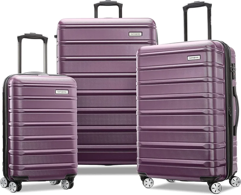 Samsonite Omni 2 Luggage Set, Icy Lilac - Rank 8 in Best Luggage Sets of 2025