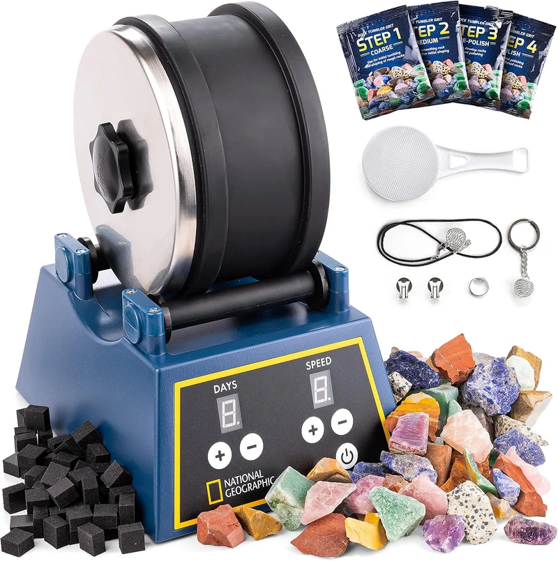 National Geographic Rock Tumbler Kit 3 Lb Extra Large - Rank 7 in Best Rock Tumblers of 2025