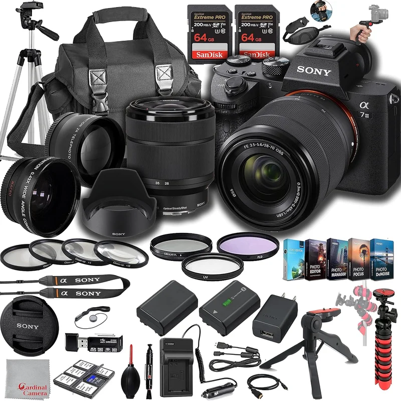 Sony a7 III Mirrorless Camera Deluxe Bundle - Rank 4 in Best Sony A7iii of 2025