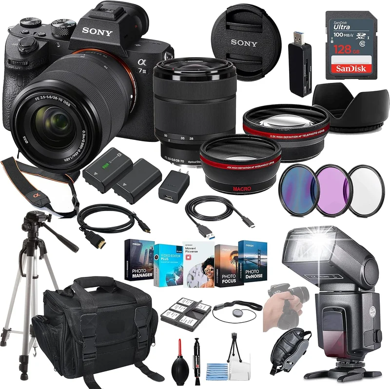 Sony a7 III Mirrorless Camera Bundle - Rank 3 in Best Sony A7iii of 2025