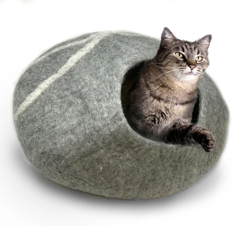 iPrimio Natural Wool Cat Cave Bed - Rank 5 in Best Cat Cave of 2025