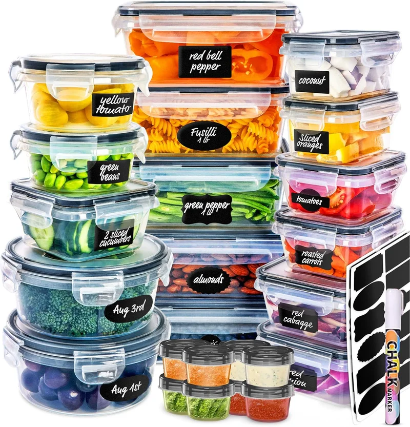 Fullstar 50-Piece Plastic Food Storage Set - Rank 3 in Best Tupperware of 2025